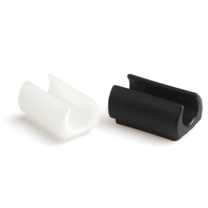 Plastic leg tips and feet - Plastic Shell Clamps Glides for round tubes